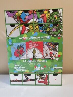 Grinch Advent Calendar Puzzles NEW How The Grinch Stole Christmas